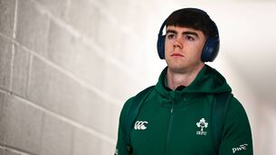 <p>WIRED FOR SOUND: Noah Byrne of Ireland arrives ahead of the U20 Six Nations Rugby Championship match against Italy. Pic: Shauna Clinton/Sportsfile</p> <p>WIRED FOR SOUND: Noah Byrne of Ireland arrives ahead of the U20 Six Nations Rugby Championship match against Italy. Pic: Shauna Clinton/Sportsfile</p>