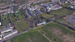 <p>The site where 103 homes will be built at Cork's Pope's Hill.</p>