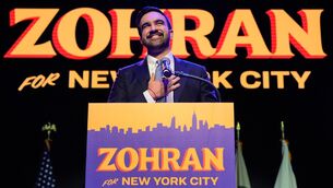 <p>Zohran Mamdani speaks during a victory speech at a mayoral election night watch party in New York in November 2025. File picture: Yuki Iwamura/AP</p>