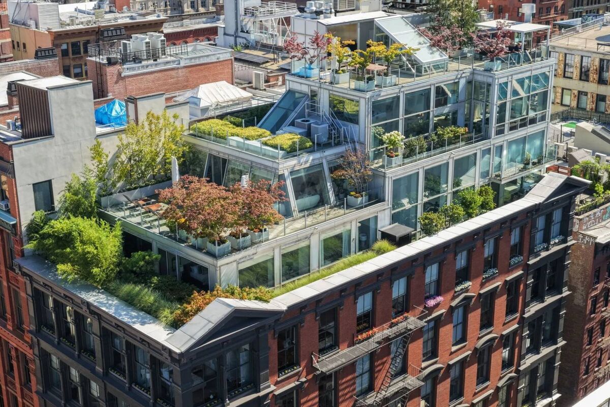 Top tier: Thierry Henry's Manhattan apartment is on the block for a cool $25 million via Sothebys International Realty Top tier: Thierry Henry's Manhattan apartment is on the block for a cool $25 million via Sothebys International Realty