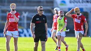 <p>16 May 2025; Cork manager Fergal McCormack before the Electric Ireland GAA Hurling Munster Minor Championship final match between Cork and Waterford at FBD Semple Stadium in Thurles, Tipperary. Photo by Piaras Ó Mídheach/Sportsfile</p>