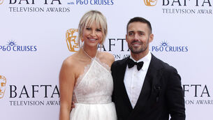 <p>Spencer Matthews and his wife Vogue Williams welcomed their son Remy earlier this month (Jeff Moore/PA)</p>