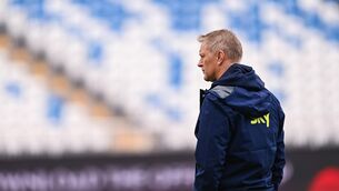 <p>Republic of Ireland head coach Heimir Hallgrimsson during a training session at Fadil Vokrri Stadium in Pristina, Kosovo. Photo: Ben McShane/Sportsfile</p> <p>Republic of Ireland head coach Heimir Hallgrimsson during a training session at Fadil Vokrri Stadium in Pristina, Kosovo. Photo: Ben McShane/Sportsfile</p>