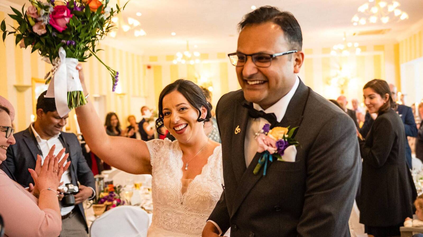 Stephanie Yates and Samuel Joseph Dairiam Celebrate Wedding