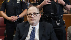 <p>Harvey Weinstein in Manhattan criminal court  in May. File picture: Timothy A. Clary/AP</p>