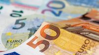 Euro banknotes