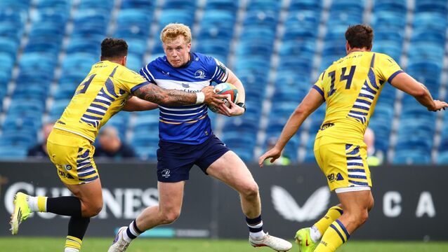 <p>Leinster's Andrew Osborne. Pic: Grace Halton/Inpho</p>