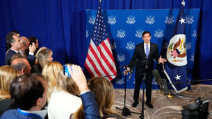 <p>Marco Rubio says he is alive to the danger and the situation is closely monitored (Yuki Iwamura/AP)</p>