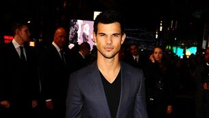 <p>Taylor Lautner arriving for the premiere of The Twilight Saga: Breaking Dawn Part 2 at the Empire and Odeon Leicester Square, London. (Ian West/PA)</p> <p>Taylor Lautner arriving for the premiere of The Twilight Saga: Breaking Dawn Part 2 at the Empire and Odeon Leicester Square, London. (Ian West/PA)</p>