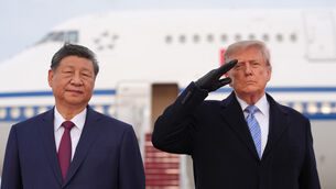 <p>US President Donald Trump and China’s President Xi Jinping during an arrival ceremony at Joint Base Andrews (Alex Brandon/AP)</p> <p>US President Donald Trump and China’s President Xi Jinping during an arrival ceremony at Joint Base Andrews (Alex Brandon/AP)</p>