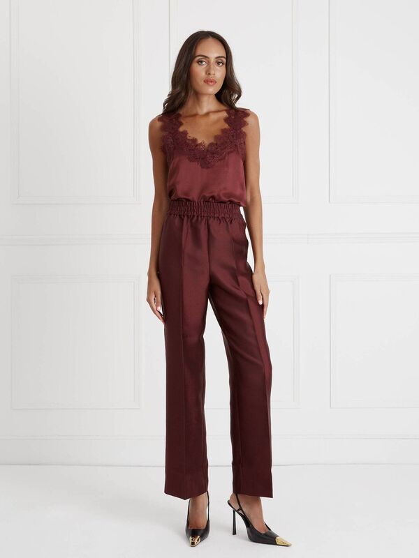 The Becky Silk Camisole Bra Friendly Plum, €125 The Becky Silk Camisole Bra Friendly Plum, €125