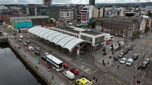 <p> An intoxicated man had been reported as bothering passengers at the bus station on Parnell Place and refusing to leave. Picture: Larry Cummins</p>