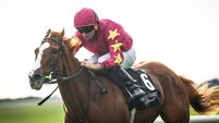 Ryan Moore onboard Thundering On comes home to win 13/9/2026