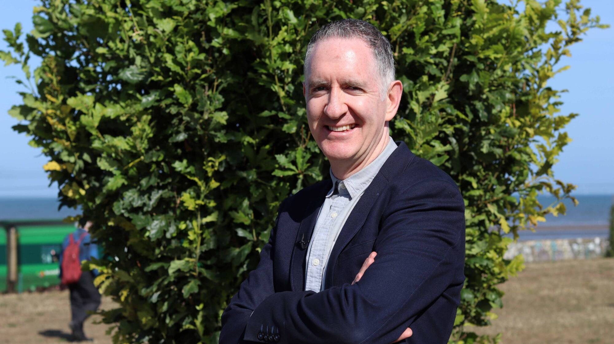Cormac Ó hEadhra presents the new current affairs show, Mo Thír Mo Thuairim, on TG4. 