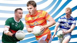 <p>L-R: Conor Daly (Clonakilty), David Buckley (Newcestown), Conor Cahalane (Castlehaven)</p>
