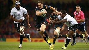 VIDEO: Fiji score stunning 85m try, but lose to Wales who top Pool A