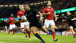 Two Julian Savea scores in shortlist for Try of the Year Award