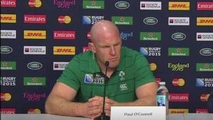 WATCH: Paulie sees the funny side when phone goes off during press conference