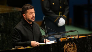 The Ukrainian president is keen to muster more international support for Ukraine’s defence (Seth Wenig/AP) The Ukrainian president is keen to muster more international support for Ukraine’s defence (Seth Wenig/AP)