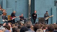SHOWBIZ U2 performance at their former school