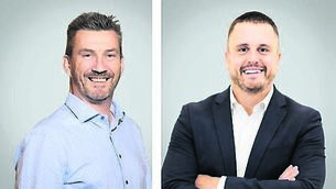 <p class="contextmenu internal_Caption">Neil Weldon and Henry Bush, new roles with Klearcom.</p> <p class="contextmenu internal_Caption">Neil Weldon and Henry Bush, new roles with Klearcom.</p>