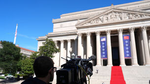 CNN had provided coverage of the state visit by Chinese president Xi Jinping (AP) CNN had provided coverage of the state visit by Chinese president Xi Jinping (AP)