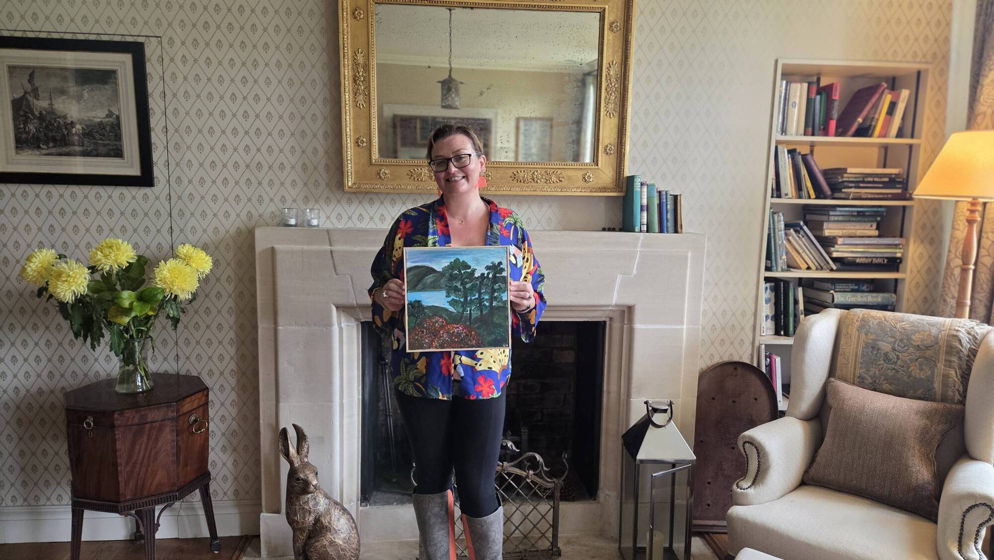 Ard Na Sidhe Country House hosts paint-and-sip event in Killorglin