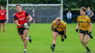 <p>EYES FIXED: Fossa's David Clifford bursts clear of the Listowel Emmets chase in their Kerry IFC victory over the North Kerry men. They will fold in with East and North Kerry respectively for the Kerry SFC. Pic: Tatyana McGough.</p> <p>EYES FIXED: Fossa's David Clifford bursts clear of the Listowel Emmets chase in their Kerry IFC victory over the North Kerry men. They will fold in with East and North Kerry respectively for the Kerry SFC. Pic: Tatyana McGough.</p>