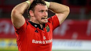 <p>Seán O'Brien of Munster after the United Rugby Championship match against Glasgow Warriors. Pic: Brendan Moran/Sportsfile</p>