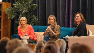 <p>Dr Nicola Ralph, Sabrina Hill and Esther McCarthy pictured at the Feelgood Live event, which took place at Marina Market, Cork. Picture: Noel Sweeney</p>