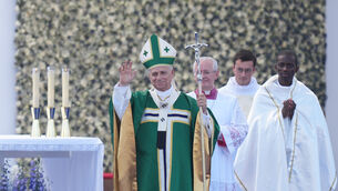 Pope Leo XIV celebrates Mass at the Sanctuary of Our Lady of Lourdes (Thibault Camus/AP)