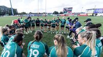 WXV Global Series Ireland vs Japan A view of a Ireland team huddle after the match 27/9/2026