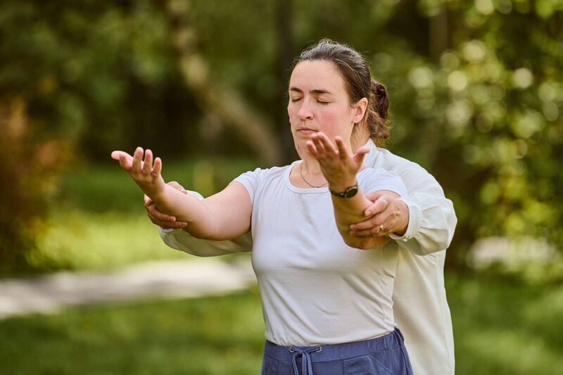 Tai chi walking uses a different, more mindful principle. Picture: Alamy/PA Tai chi walking uses a different, more mindful principle. Picture: Alamy/PA