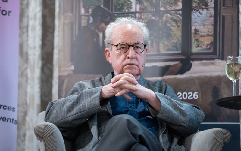 Novelist John Banville in conversation with Victoria Kennefick at the West Cork Literary festival. Credit: Karlis Dzjamko Novelist John Banville in conversation with Victoria Kennefick at the West Cork Literary festival. Credit: Karlis Dzjamko