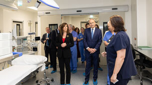 <p>Minister for Health, Jennifer Carroll MacNeill, An Taoiseach, Micheál Martin and Marie Horgan, CNM3 at the official opening of the new Health Service Executive (HSE) Surgical Hub in Cork, providing care for the South West Health Region. Picture. Darragh Kane</p> <p>Minister for Health, Jennifer Carroll MacNeill, An Taoiseach, Micheál Martin and Marie Horgan, CNM3 at the official opening of the new Health Service Executive (HSE) Surgical Hub in Cork, providing care for the South West Health Region. Picture. Darragh Kane</p>
