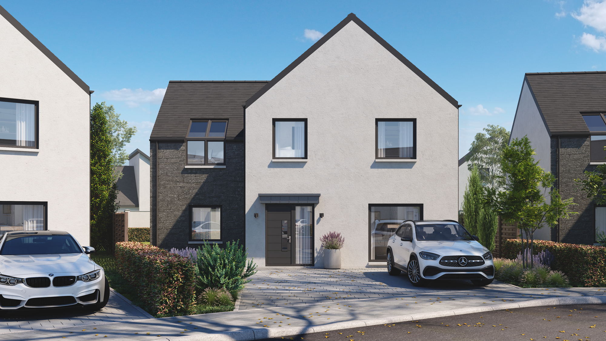 Hillside View in Monkstown, Co Cork, offering a distinctly different collection of detached four- and five-bedroom homes, ranging in size from 156sqm to 236sqm.