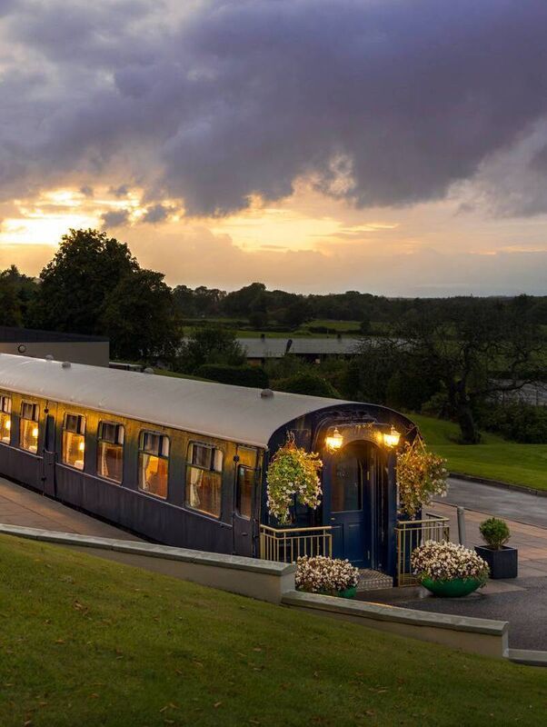 Pullman, the Galway restaurant housed in two decommissioned Orient Express carriages on the grounds of Glenlo Abbey and overlooking Lough Corrib. Pullman, the Galway restaurant housed in two decommissioned Orient Express carriages on the grounds of Glenlo Abbey and overlooking Lough Corrib.