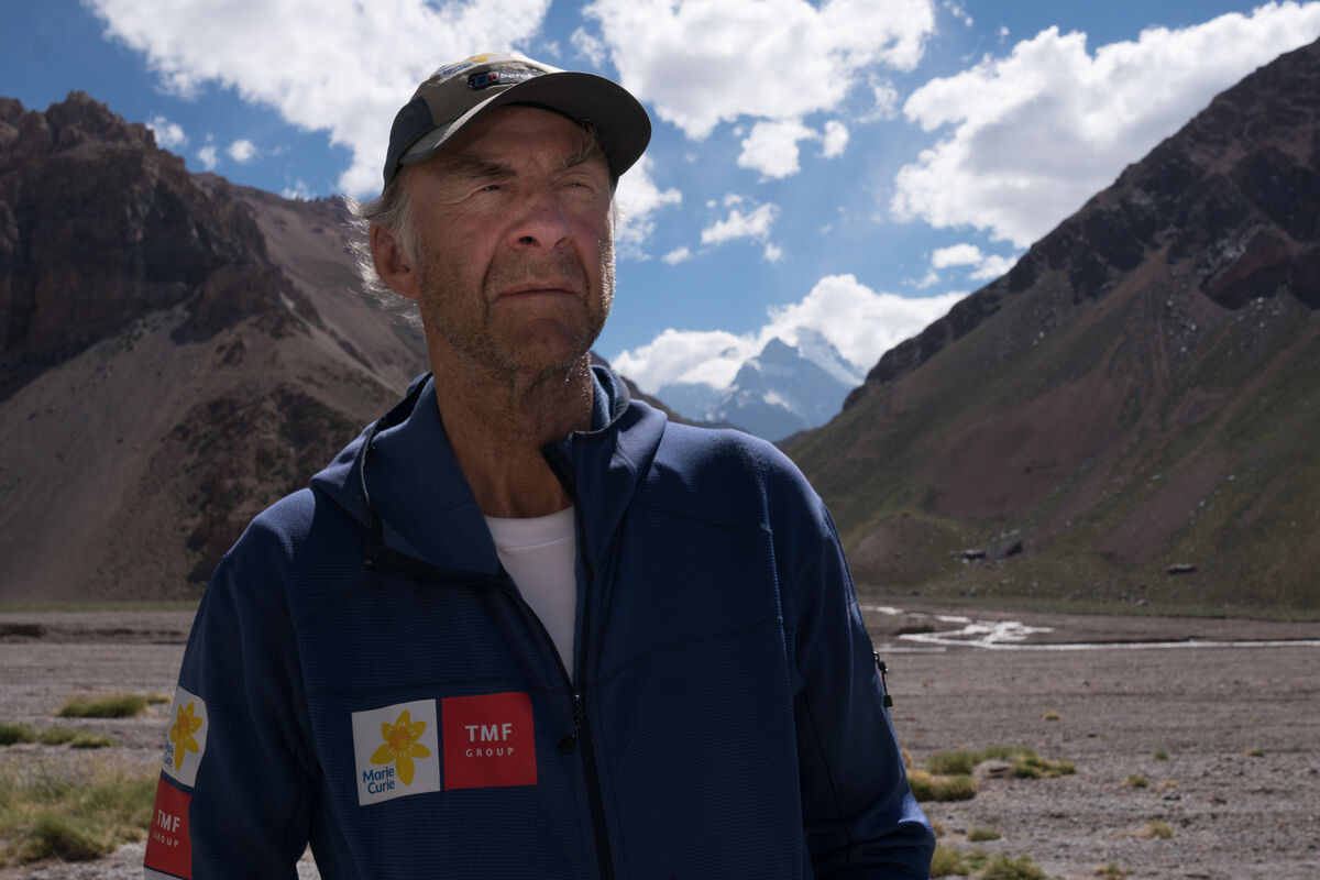 Ranulph Fiennes in Aconcagua for the Global Reach Challenge, 2017 Ranulph Fiennes in Aconcagua for the Global Reach Challenge, 2017