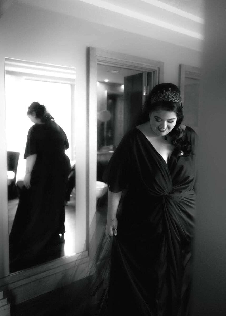 Stacey Walsh: "I wore a red dress and Conor a black suit, and then for the day of our Bantry wedding, I wore a black dress, which I got in Diamond Bridal and he wore a red suit jacket." Picture: Rachel Alice Photography.