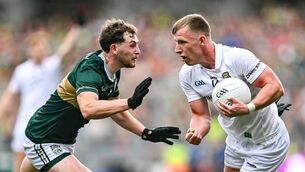 <p>Mayo and Kerry face off in an exhibition match at StoneX Stadium in London on November 28. Pic: Piaras Ó Mídheach/Sportsfile</p> <p>Mayo and Kerry face off in an exhibition match at StoneX Stadium in London on November 28. Pic: Piaras Ó Mídheach/Sportsfile</p>