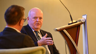 <p>Colin Hunt, CEO, AIB Group in conversation with Conor Healy, CEO, Cork Chamber at the Cork Chamber Business Breakfast, in association with RDJ, and Irish Examiner, Media Partners at the Metropole Hotel, MacCurtain Street, Cork. Picture: Larry Cummins</p> <p>Colin Hunt, CEO, AIB Group in conversation with Conor Healy, CEO, Cork Chamber at the Cork Chamber Business Breakfast, in association with RDJ, and Irish Examiner, Media Partners at the Metropole Hotel, MacCurtain Street, Cork. Picture: Larry Cummins</p>