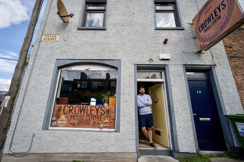 Steven Murphy at Crowleys Music Centre on Friar Street. Picture: Chani Anderson Steven Murphy at Crowleys Music Centre on Friar Street. Picture: Chani Anderson