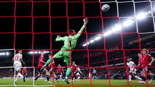 <p>Czechia goalkeeper Matej Kovar saves a shot on goal from England's Eberechi Eze. Pic: Bradley Collyer/PA Wire.</p> <p>Czechia goalkeeper Matej Kovar saves a shot on goal from England's Eberechi Eze. Pic: Bradley Collyer/PA Wire.</p>