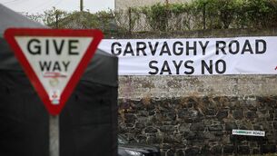 <p>A banner reading 'Garvaghy Road Says No' displayed on Garvaghy Road, following a weekend of tension at Drumcree in Portadown. Picture: Liam McBurney/PA Wire</p> <p>A banner reading 'Garvaghy Road Says No' displayed on Garvaghy Road, following a weekend of tension at Drumcree in Portadown. Picture: Liam McBurney/PA Wire</p>