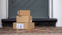 Packages left on the porch of a house