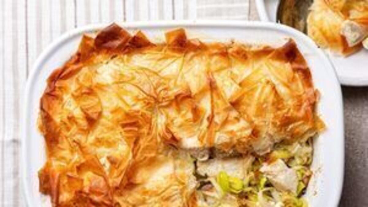 Leek & Chicken Pie