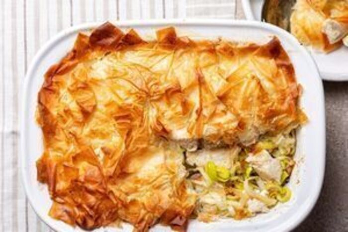 Leek & Chicken Pie