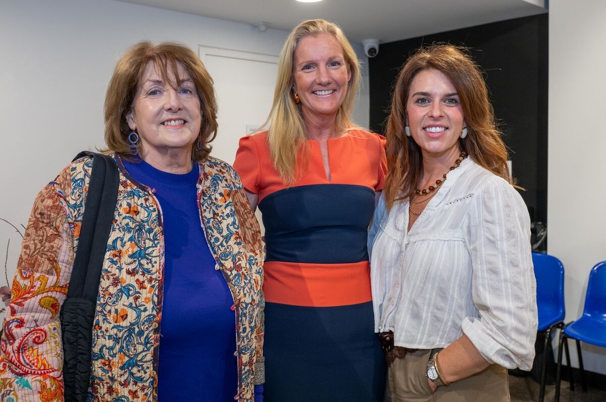 Mandy Fogarty, Kinsale; Tríona Hannon, Principal Dunderrow NS and Kate Murphy, Word by Water Festival pictured at the launch of the ninth annual Words by Water Kinsale Literary Festival which runs from October 1–4. Picture. John Allen Mandy Fogarty, Kinsale; Tríona Hannon, Principal Dunderrow NS and Kate Murphy, Word by Water Festival pictured at the launch of the ninth annual Words by Water Kinsale Literary Festival which runs from October 1–4. Picture. John Allen
