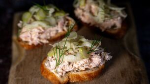 <p>Aishling Moore: Smoked trout rillette with pickled fennel. Picture: Chani Anderson</p> <p>Aishling Moore: Smoked trout rillette with pickled fennel. Picture: Chani Anderson</p>
