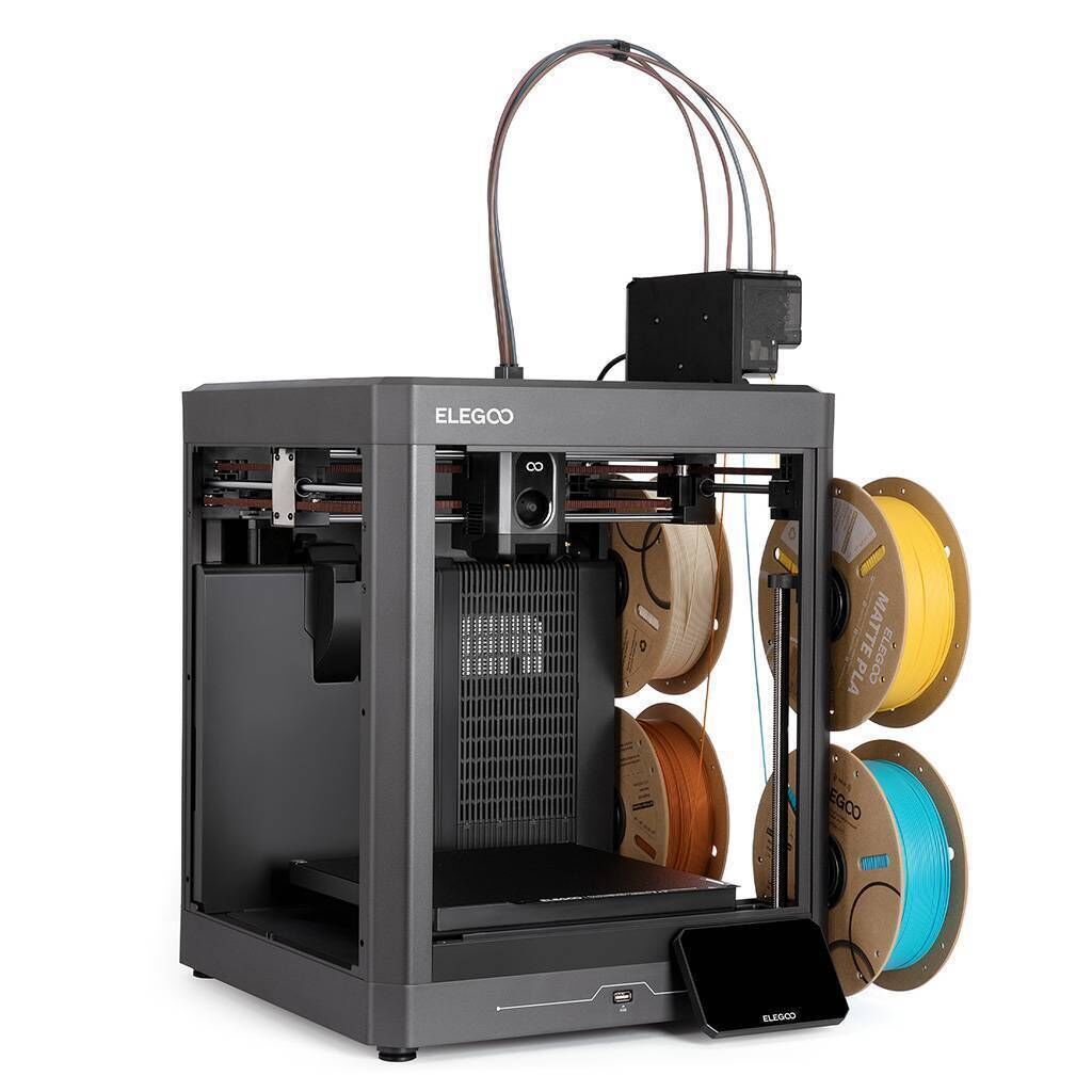 The Centauri 2 combo kit includes Elegoo's multi-colour Canvas system. Picture: Elegoo